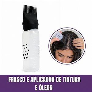 Frasco Aplicador de Tintura e Óleo