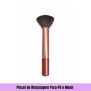 Pincel de Maquiagem Para Pó e Blush
