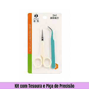 Kit com Tesoura e Piça de Precisão