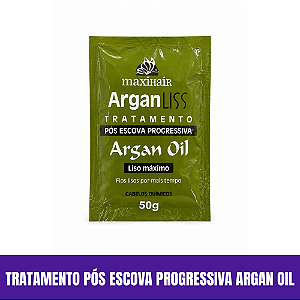 Tratamento Pós Escova Progressiva Argan Oil 50g