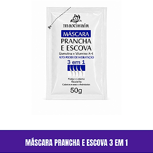 Máscara Prancha e Escova 3 em 1