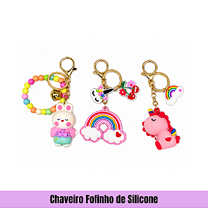 Chaveiro Fofinho de Silicone