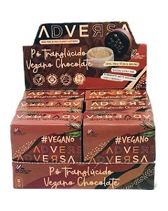Box Pó Facial Translúcido Vegano Adversa  Chocolate