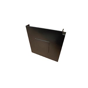 Sócalo Roseta para rodapé de PVC 10cm de altura Preto