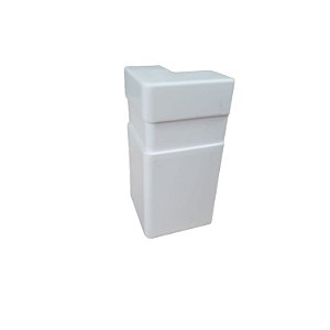 Canto externo PVC 15 cm Branco