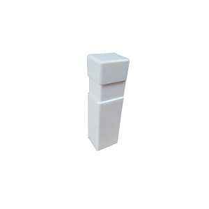 Terminal PVC 10 cm Branco