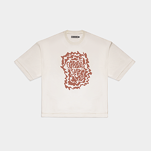 Camiseta Boxy Confusion Off White Coroa