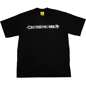 CAMISETA CAMO LOGO PRETA COCKS