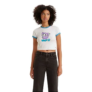 Baby Tee Levis Graphic Ringer