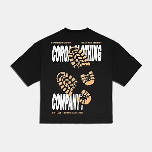 Camiseta Boxy Path Preto