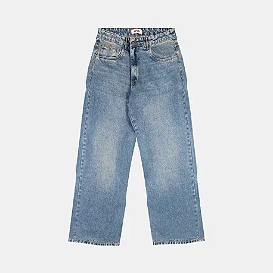 Calça Jeans Baggy Coroa Azul