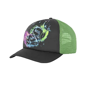 Boné Exclusiviist 1of1 Trucker H1gh Roller Pack Verde
