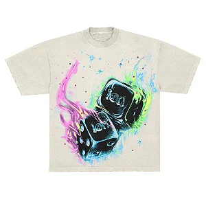 Camiseta Exclusiviist 1of1 H1gh Rollers Off White