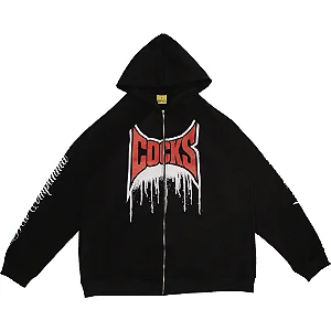 MOLETOM ZIPPER FIGHT PRETO