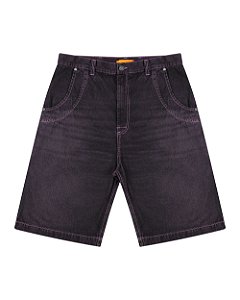 Bermuda Curva Jeans Lilás MAD