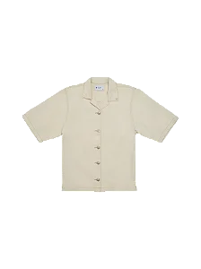 Camisa Oversize “Mirror Offset Lab” - Off White Viot