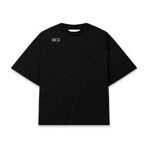 Camiseta Boxy Overlay Preta Take Off