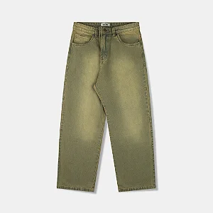 Calça Jeans Baggy Marrom Coroa