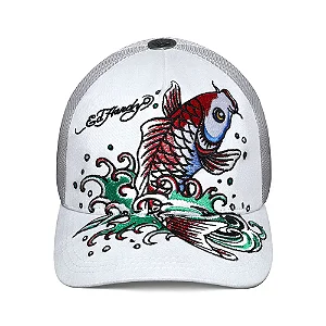 Boné Trucker Koi Ed Hardy Tamanho:U