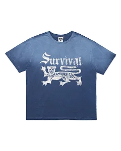 CAMISETA SURVIVAL RELAX LOGO [AZUL]