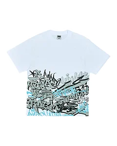 CAMISETA SURVIVAL GRAFITTI [BRANCA]