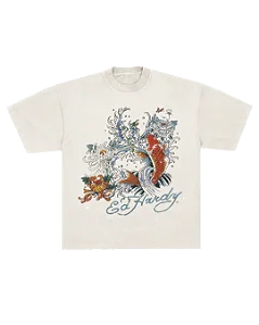 Camiseta Off White "Carpa" Ed Hardy