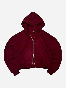 Moletom Double Zip Perfect Bordô Fati Studios