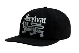 BONÉ SNAPBACK SURVIVAL LOGO PRETA