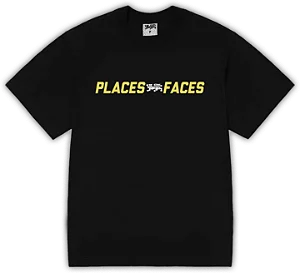 Camiseta Survival x Places + Faces Logos Preta