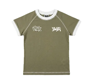 Camiseta Baby Survival x Places + Faces Verde