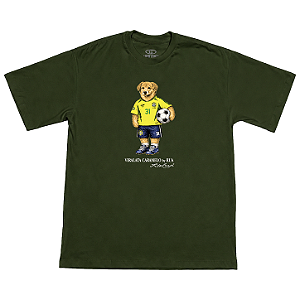 Camiseta Fita Corp ViraLata Caramelo World Cup Verde Selva