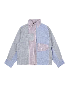 CAMISA FRAGMENTADA - PORTAL (AZUL)