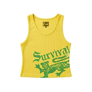 BABY TEE SURVIVAL LOGO (AMARELA E VERDE)