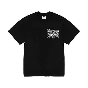 CAMISETA SURVIVAL LOGO CHROMO (PRETO)