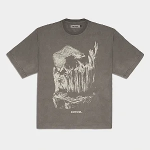 Camiseta Árvore Caída Marrom Claro Coroa