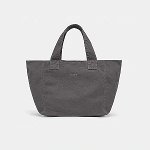 Bolsa Sacola Cinza Coroa