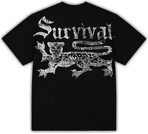 CAMISETA SURVIVAL LOGO (PRETA E BRANCA)