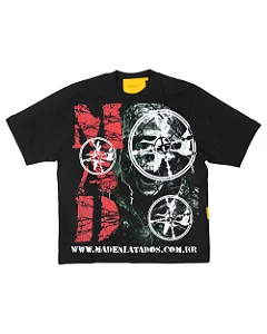 Camiseta Mad Caverao (Preto)