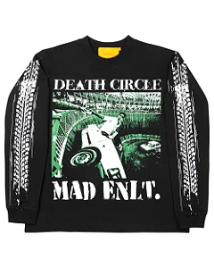 Manga Longa Mad - Death Circle (Preto)