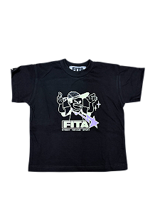 Camiseta Infantil Oversized Fita Corp Fita Boy Preta
