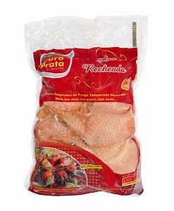 ASA DESOSSADA RECHEADA COM PRESUNTO E QUEIJO - OURO PRATA - 600g