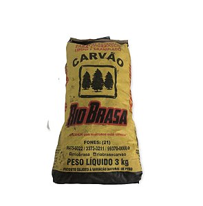 CARVÃO GRANULADO - RIO BRASA - 3kg