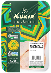 SOBRECOXA DE FRANGO ORGÂNICO - 600g - KORIN