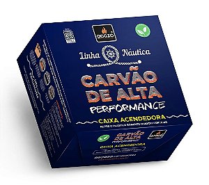 CARVÃO ALTA PERFORMANCE LINHA NAUTICA - ACEZO - 1,2kg