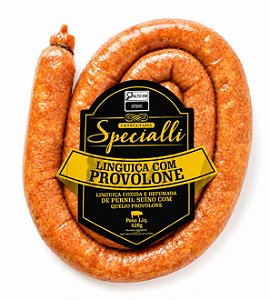 LINGUIÇA DE PERNIL DEFUMADA COM PROVOLONE - 420g - SPECIALLI