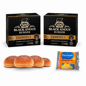 KIT BURGER EBEEF - COSTELA VPJ - 4UN