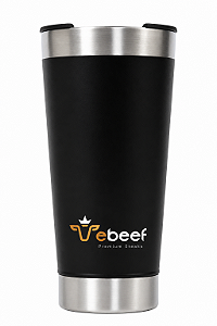 COPO TÉRMICO 473ml COM TAMPA E ABRIDOR - EBEEF