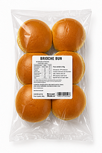 PÃO BURGER BRIOCHE 6un - BREAD MAKER