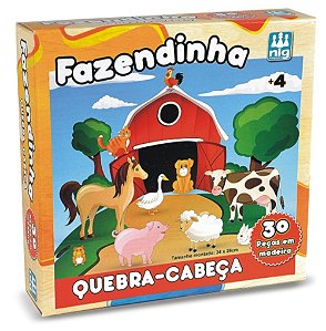 Jogo Quebra Cabeça Patrulha Canina 30 Peças - 7 Artes BrinQ Fantasias