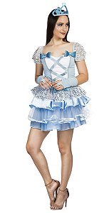 Fantasia Infantil Vestido Princesa Para Bloquinho de Carnaval - G 9 - 10 -  Ri Happy